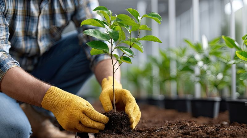 Healthy Saplings Ready for Planting